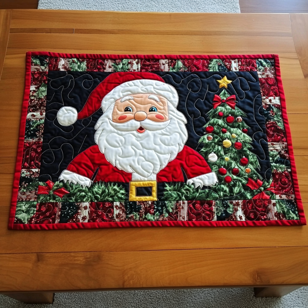 Christmas Santa TAI040924415 Quilted Placemats