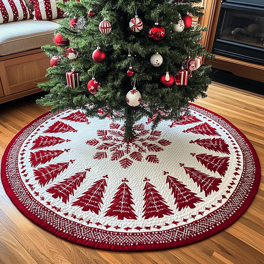 Christmas Tree TAI141124321 Quilted Tree Skirt