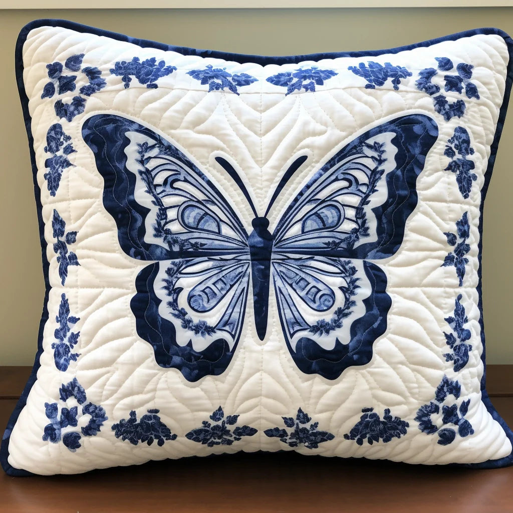 Butterfly TAI060324003 Quilted Pillow Case