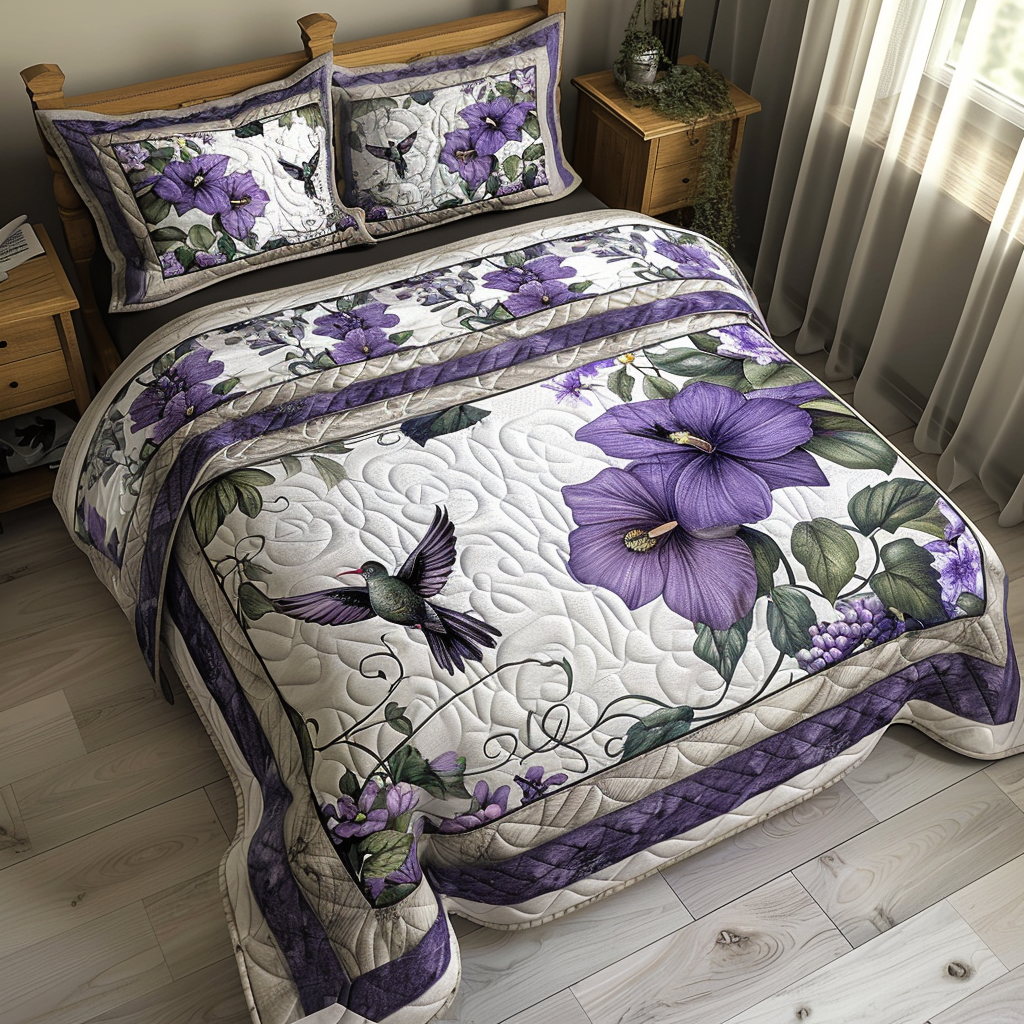 Hummingbird TAI251124091 Quilt Bedding Set