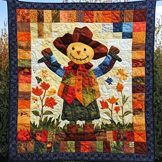 Autumn Scarecrow DAI221024159 Quilt Blanket