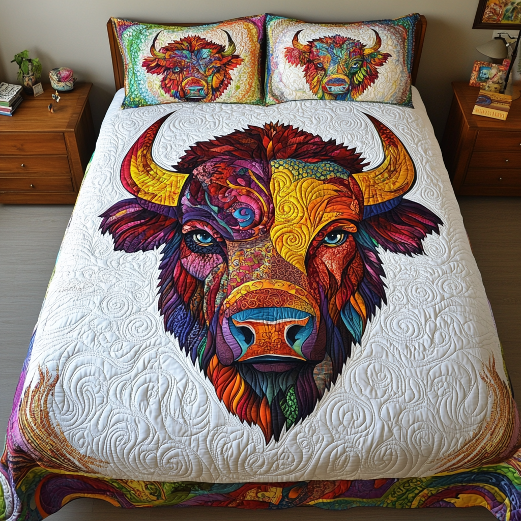 Bison DAI171224161 Quilt Bedding Set