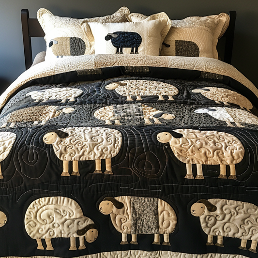 Sheep TAI040624112 Quilt Bedding Set