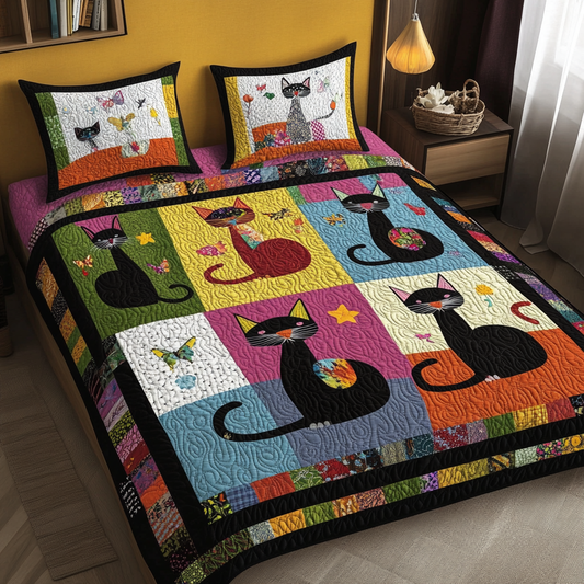 Cat TAI181024256 Quilt Bedding Set