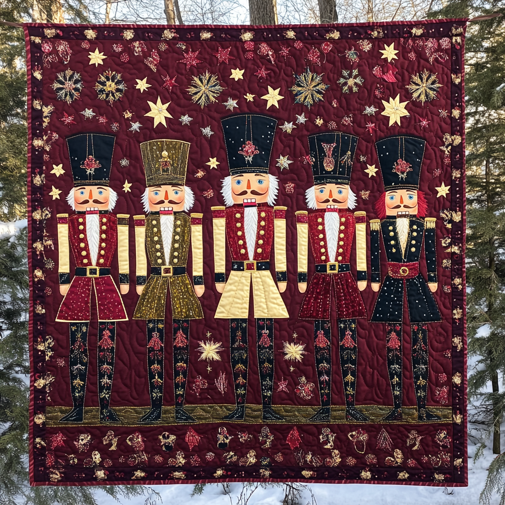 Christmas Nutcracker TAI091024087 Quilt Blanket