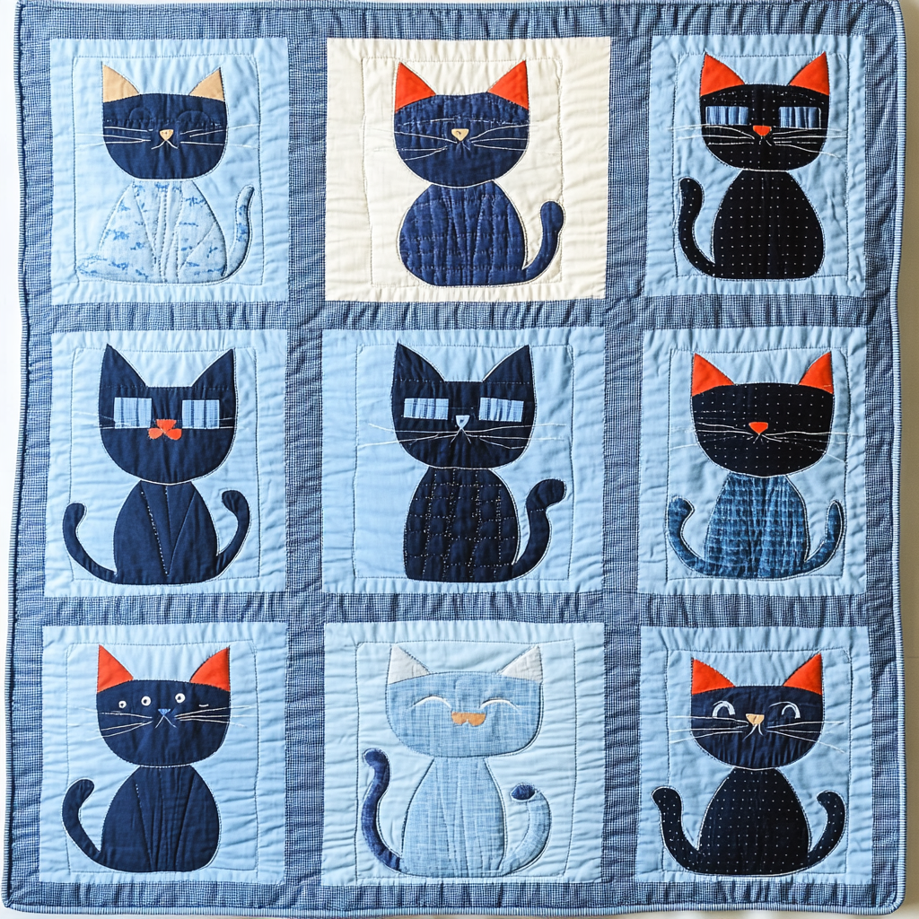 Cat DAI070824014 Quilt Blanket