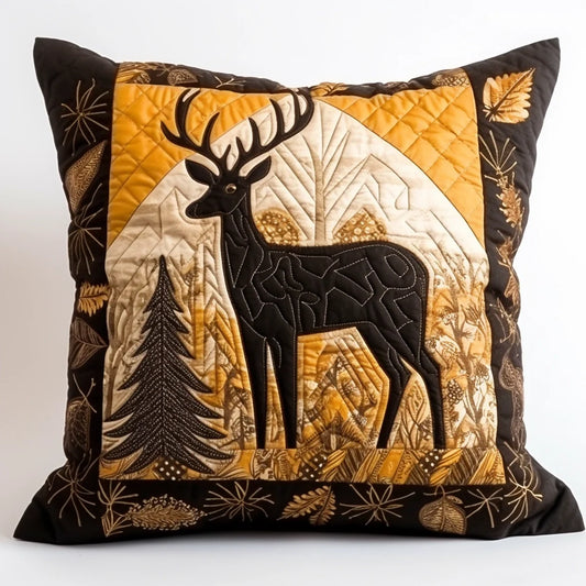 Deer TAI060324091 Quilted Pillow Case