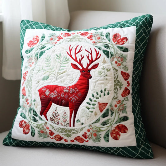 Deer TAI020324241 Quilted Pillow Case