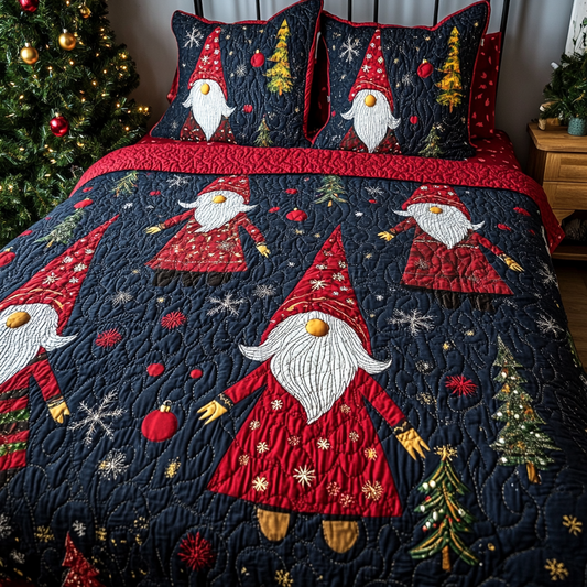 Christmas Gnome TAI181024204 Quilt Bedding Set