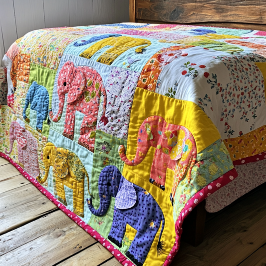 Elephant DAI130824095 Quilt Blanket