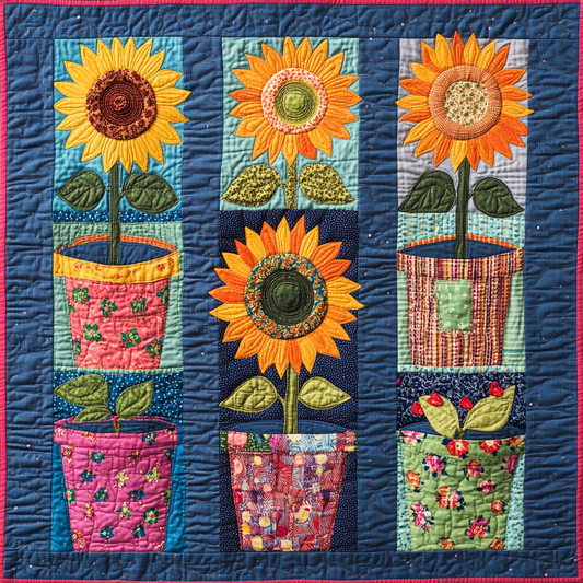 Sunflower DAI010824111 Quilt Blanket