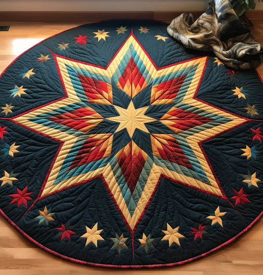 Star TAI221223018 Quilted Round Mat