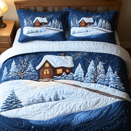 Snowy Landscape TAI201124082 Quilt Bedding Set