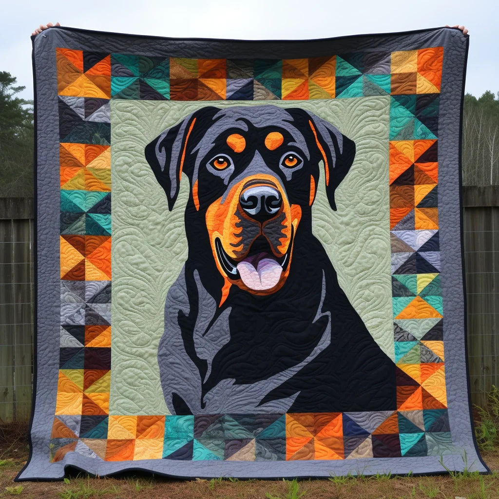 Rottweiler TAI14112313 Quilt Blanket