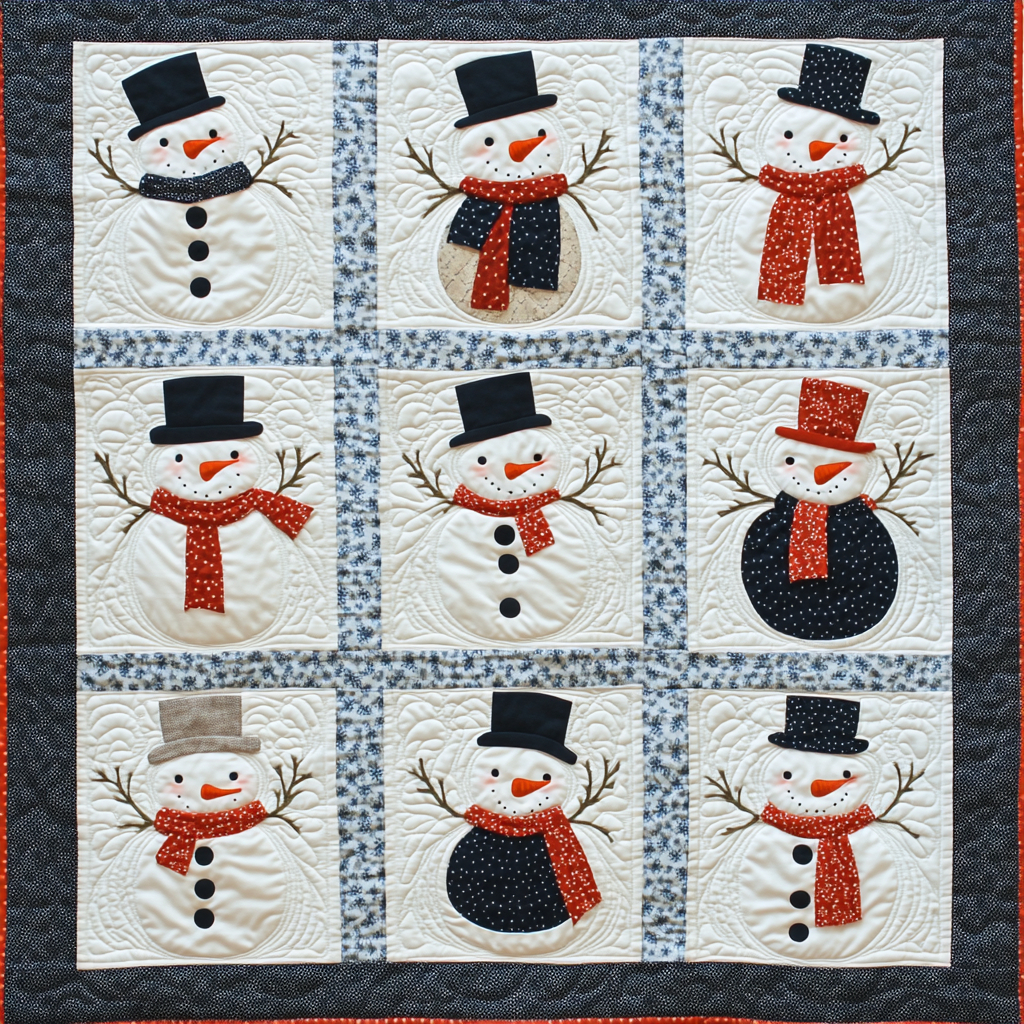 Snowman DAI190824187 Quilt Blanket