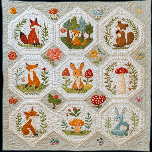 Woodland Whimsy DAI190824173 Quilt Blanket