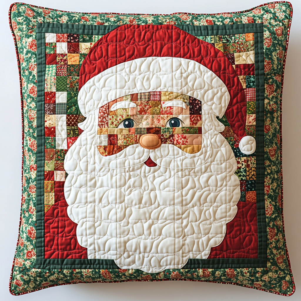 Christmas Santa DAI230924200 Quilted Pillow Case