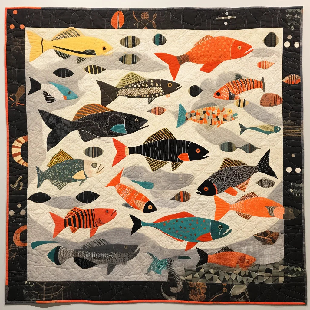 Trout Fish TAI13112326 Quilt Blanket