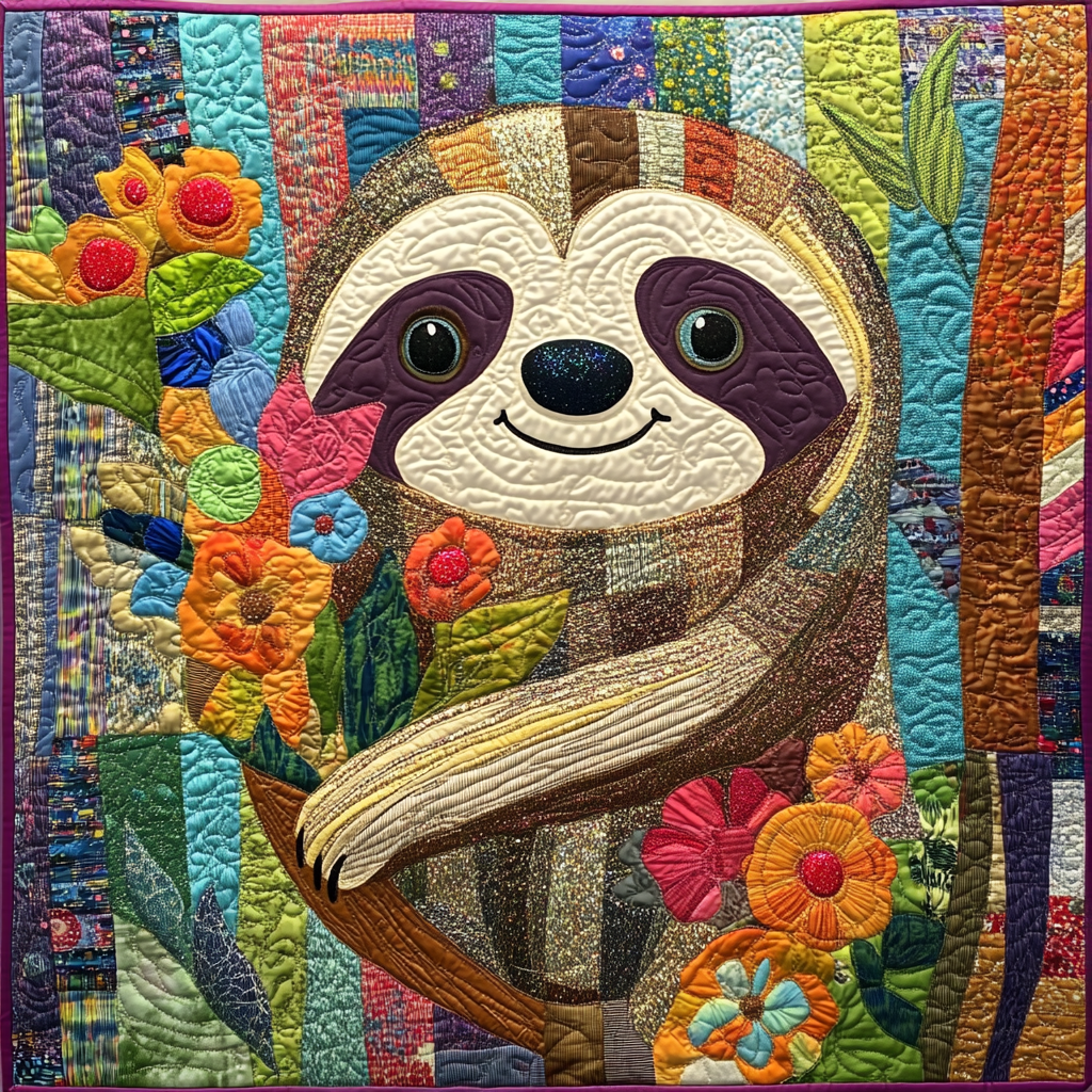 Sloth DAI111124517 Quilt Blanket