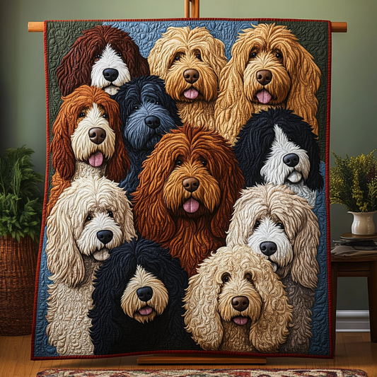 Doodle Dogs TAI111124205 Quilt Blanket