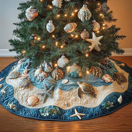 Sea Creature TAI201124490 Quilted Tree Skirt