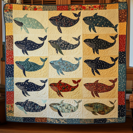 Whale DAI130824050 Quilt Blanket