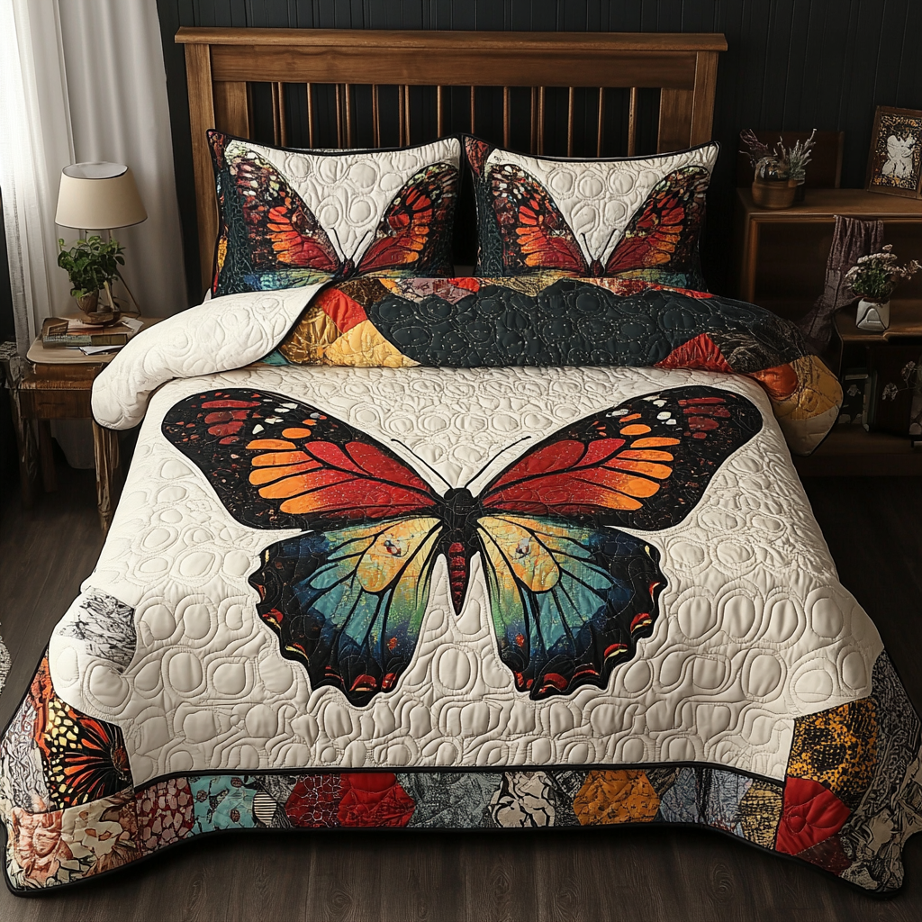 Butterfly TAI080824113 Quilt Bedding Set