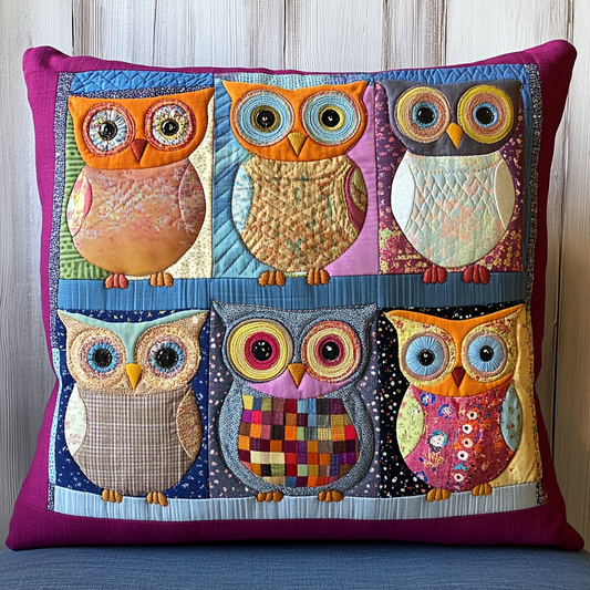 Owl DAI230924119 Quilted Pillow Case