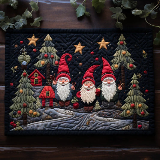 Christmas Santa CLA22112311 Quilted Placemats