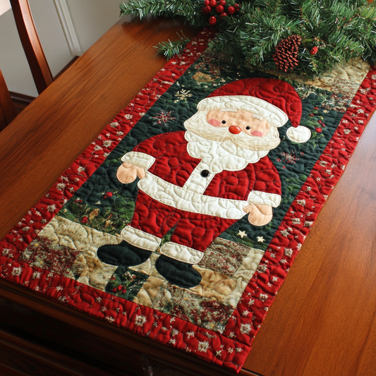 Christmas Santa TAI040924327 Quilted Table Runner