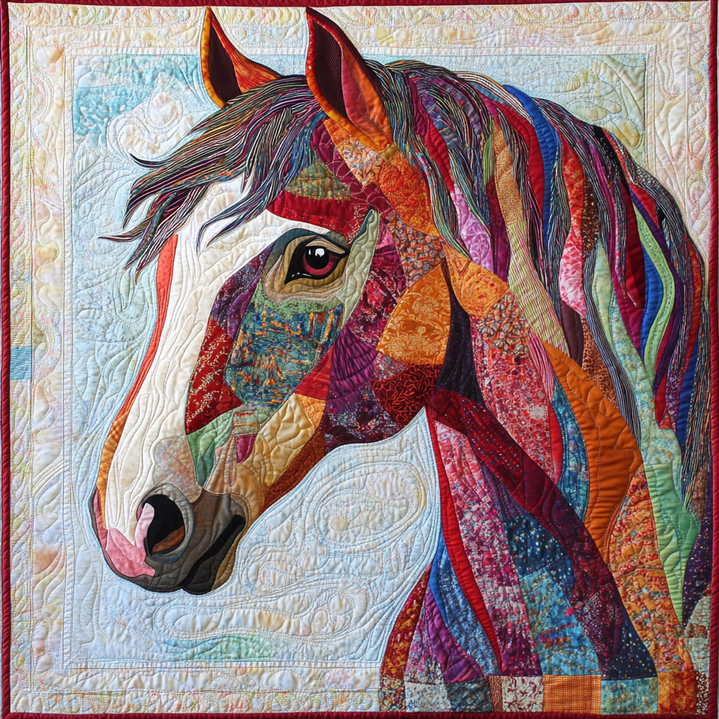 Horse DAI070824057 Quilt Blanket