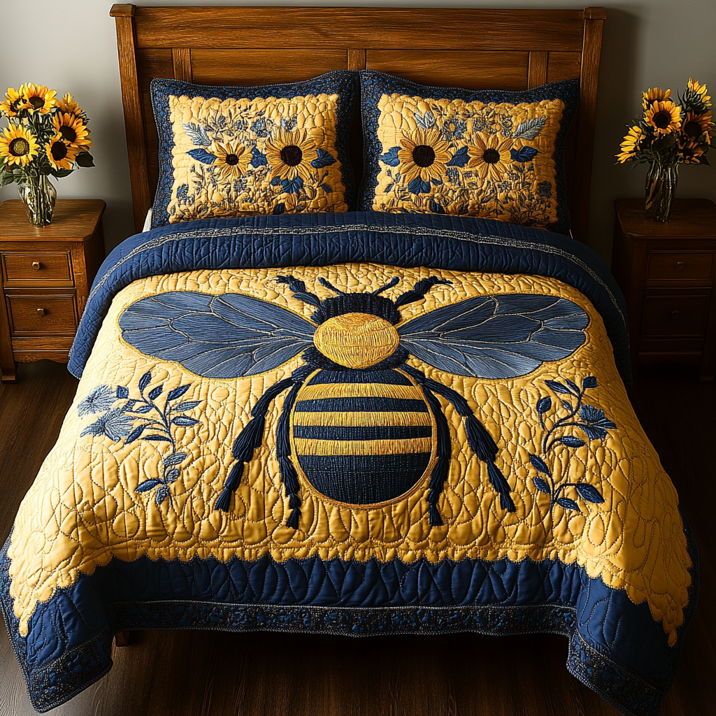 Bee TAI111124133 Quilt Bedding Set