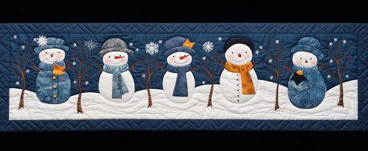 Christmas Snowman TAI280224018 Quilted Table Runner