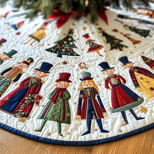 Christmas Nutcracker TAI021024266 Quilted Tree Skirt