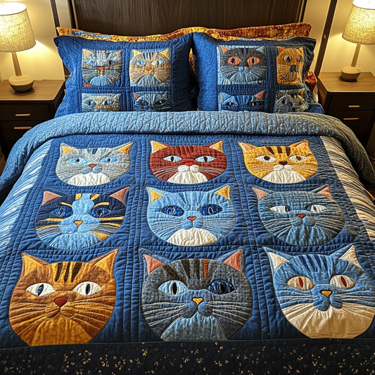 Cat DAI280824025 Quilt Bedding Set