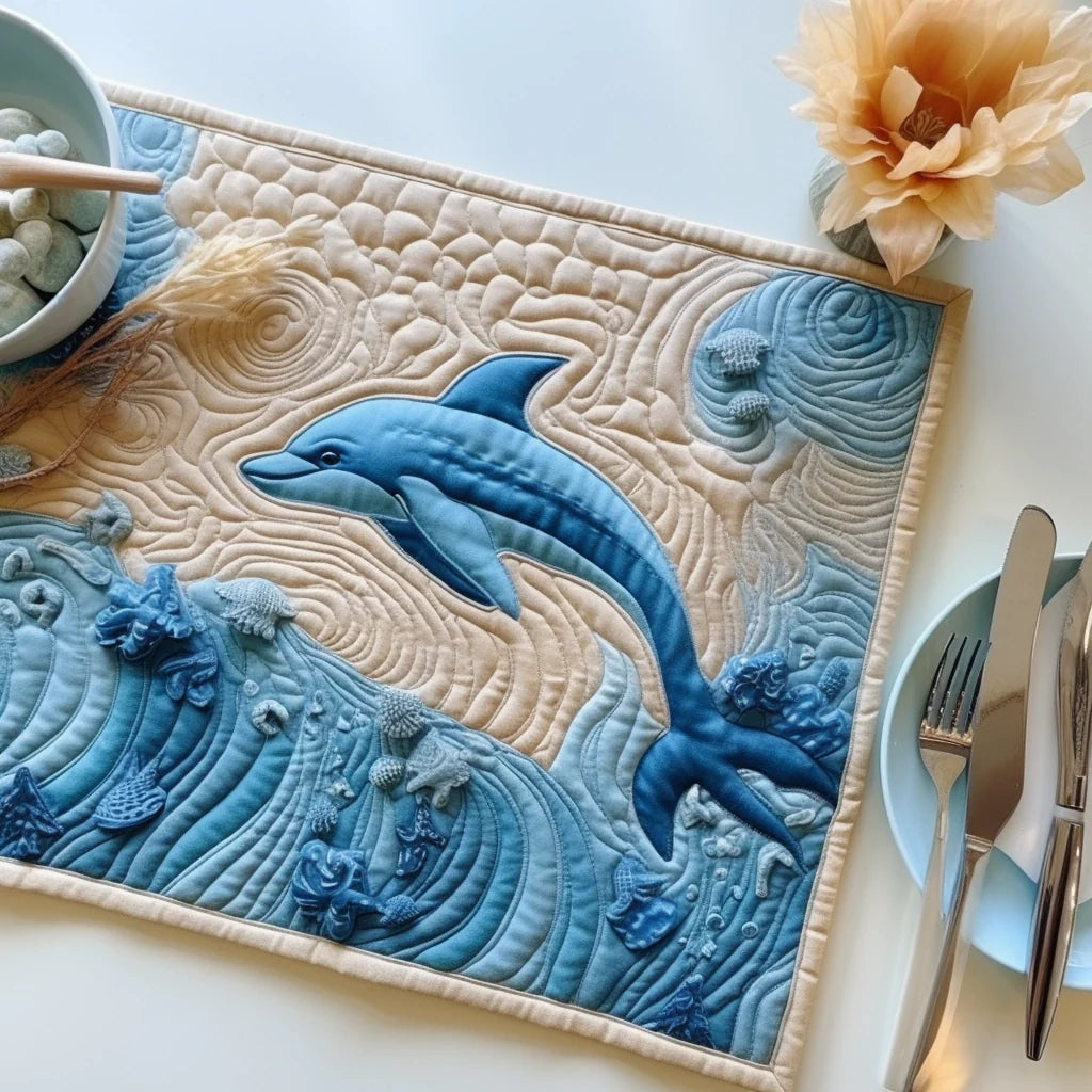 Dolphin TAI040124334 Quilted Placemats