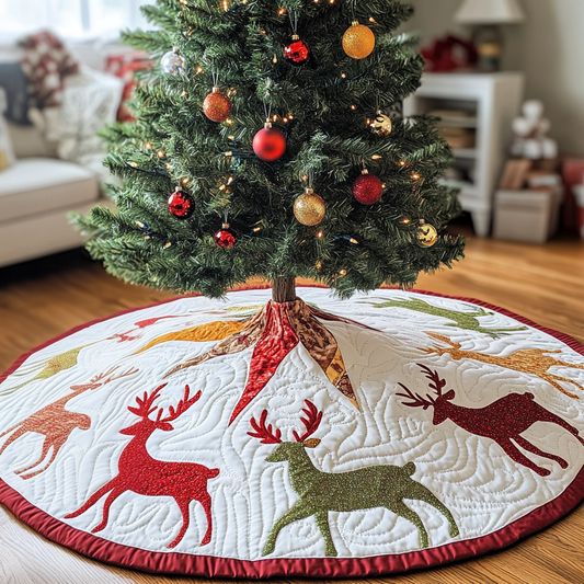 Reindeer DAI040924156 Quilted Tree Skirt