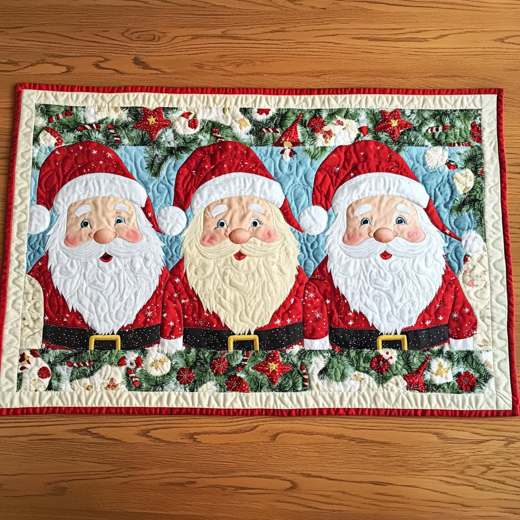 Christmas Santa TAI040924420 Quilted Placemats