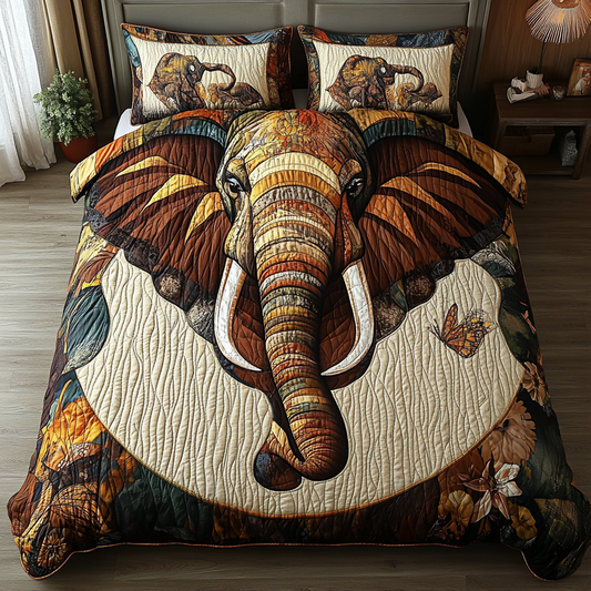 Elephant TAI181024200 Quilt Bedding Set