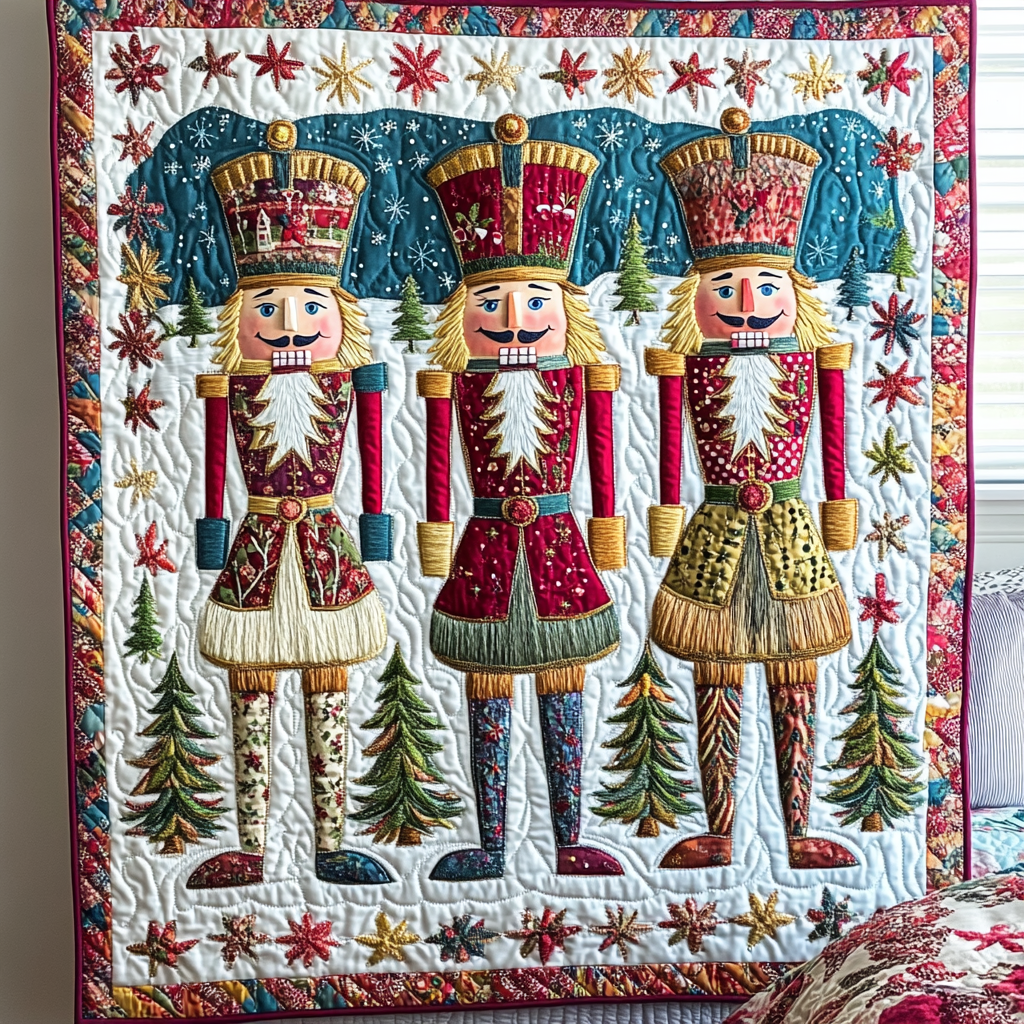 Christmas Nutcracker TAI121024061 Quilt Blanket