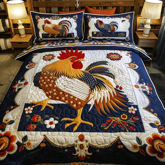 Chicken TAI100724066 Quilt Bedding Set