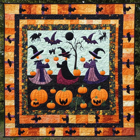 Halloween Witches TAI040924289 Quilt Blanket