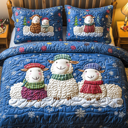 Sheep TAI101224386 Quilt Bedding Set