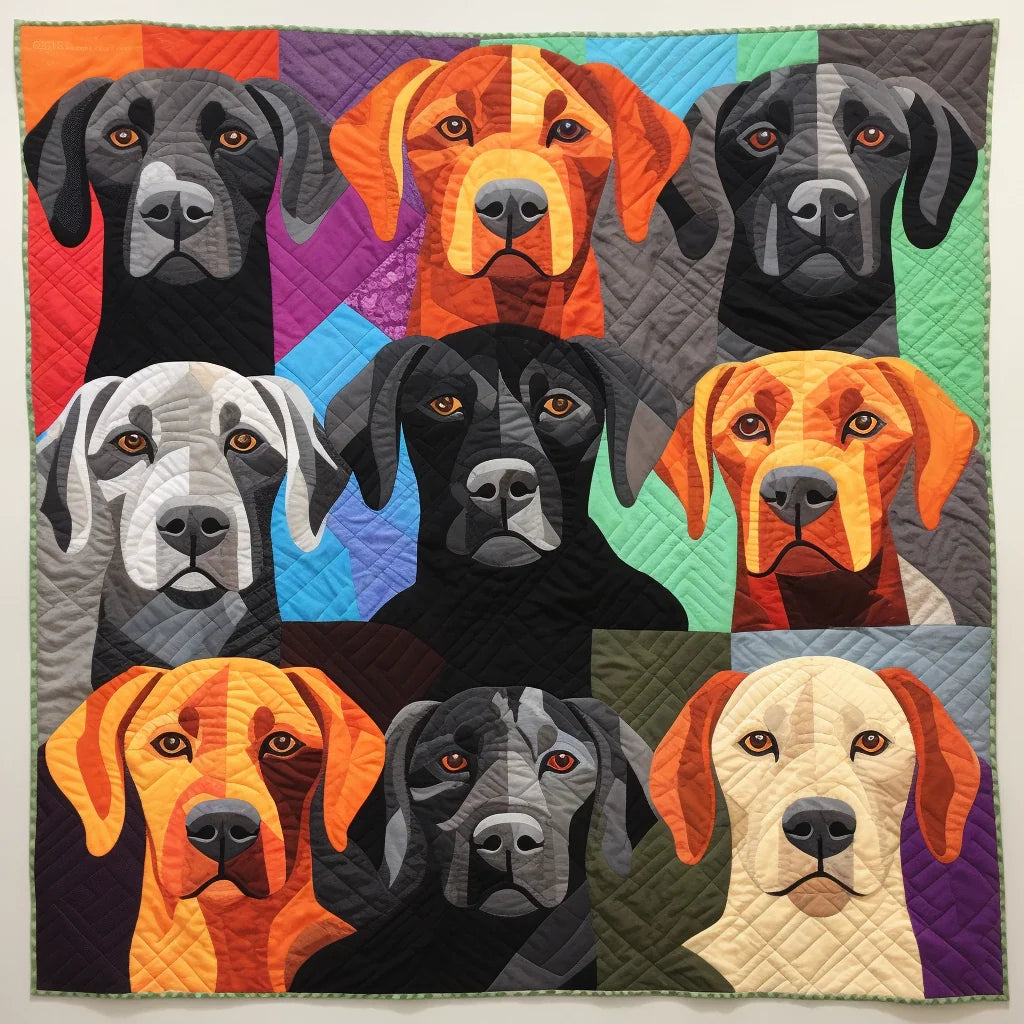 Labrador Retriever TAI13112351 Quilt Blanket