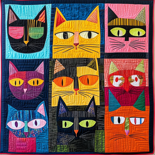 Cat DAI070824108 Quilt Blanket