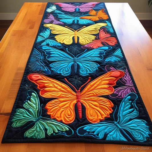 Butterfly TAI221223160 Quilted Table Runner