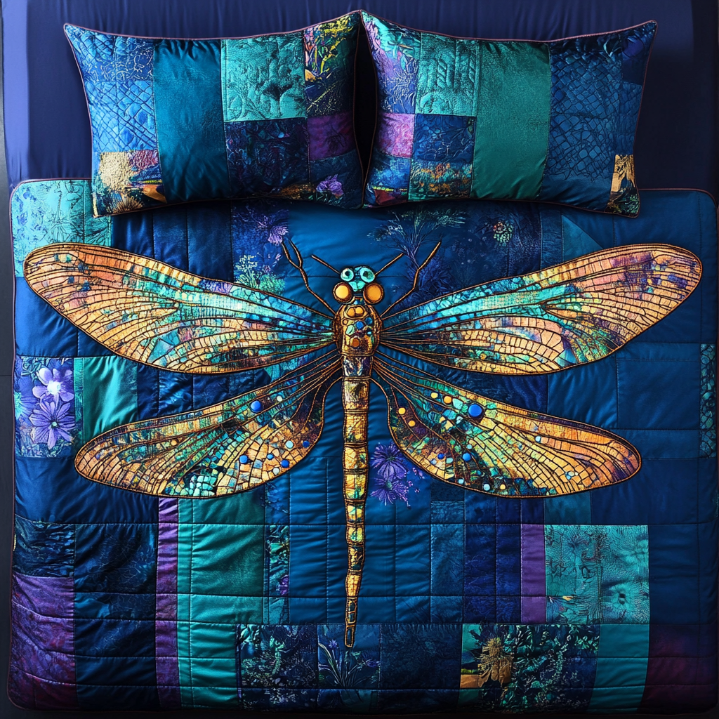 Dragonfly TAI181024152 Quilt Bedding Set