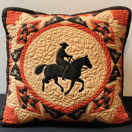 Cowboy TAI060324073 Quilted Pillow Case