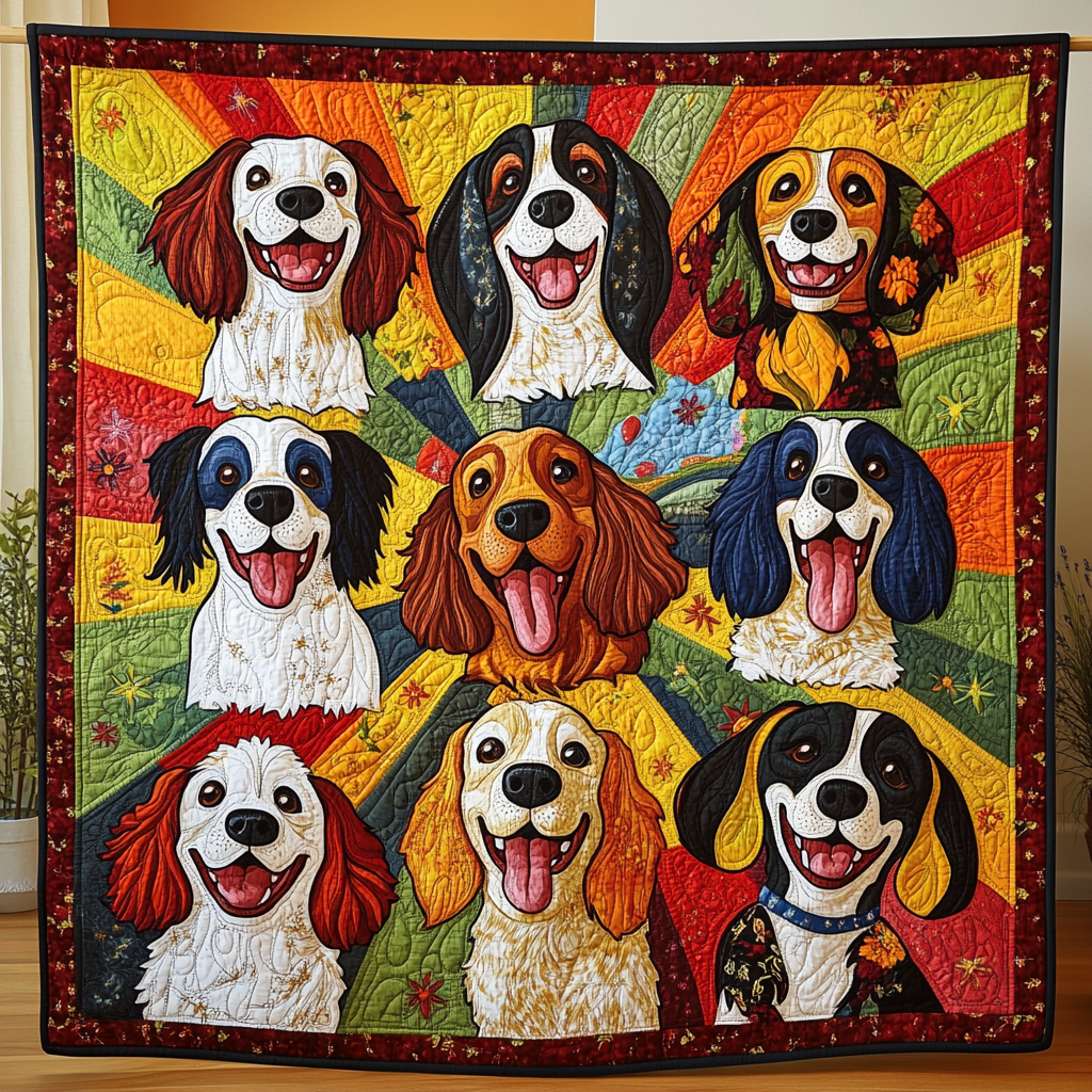 Spaniel TAI181024065 Quilt Blanket