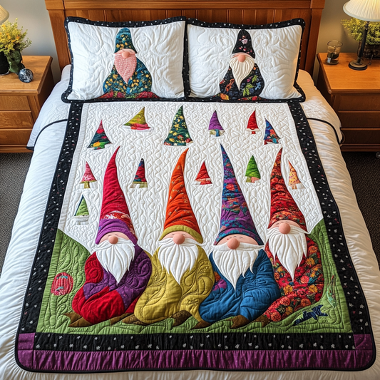 Christmas Gnome TAI181024100 Quilt Bedding Set